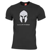 Koszulki męskie - Pentagon - Koszulka Ageron T-Shirt - Spartan Helmet - Czarny - miniaturka - grafika 1