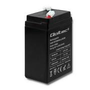 Baterie do zasilaczy awaryjnych UPS - Qoltec Qoltec Qoltec Akumulator AGM | 6V | 4.5Ah | max.1.35A (53032) - miniaturka - grafika 1