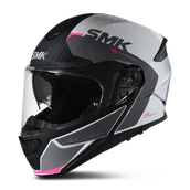 Kaski motocyklowe - Kask Szczękowy SMK Gullwing Kresto Złamany Biały/RóżowyXS - miniaturka - grafika 1