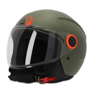 Kaski motocyklowe - Kask Otwarty Acerbis Brezza Jet ZielonyL - miniaturka - grafika 1