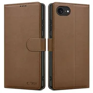 Etui i futerały do telefonów - Etui TECH-PROTECT Wallet do Apple iPhone 16E Brązowy - miniaturka - grafika 1