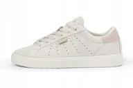 Sneakersy damskie - Buty damskie Fila Lusso skórzane zamszowe sneakersy szare modne 39 - miniaturka - grafika 1