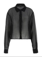 Koszule damskie - camicie donna guess w5yh0y w0070 jblk - miniaturka - grafika 1