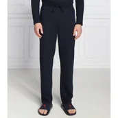 Piżamy męskie - BOSS BLACK Spodnie od piżamy Waffle | Regular Fit - miniaturka - grafika 1