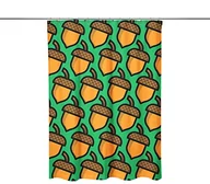 Zasłony - Bonamaison Zasłona prysznicowa z nadrukiem cyfrowym, poliester, niebieska, 140 x 200 cm - miniaturka - grafika 1