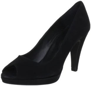 SELECTED FEMME Damskie czółenka Nina PEEP TOE HIGH HEEL, czarny - czarny Black - 39 eu - Czółenka - miniaturka - grafika 1