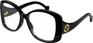 Okulary korekcyjne, oprawki, szkła - Gucci Okulary korekcyjne GG1236O-001 - miniaturka - grafika 1