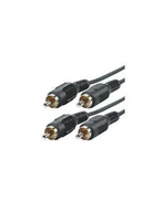 Kable - Roline Kabel TV Cinch przedłużacz 2x RCA M-M 5m - miniaturka - grafika 1