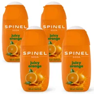 Syropy i koncentraty owocowe - 4x SYROP SPINEL SODA JUICY ORANGE POMARAŃCZ DO SATURATORA KONCENTRAT DO 10L - miniaturka - grafika 1