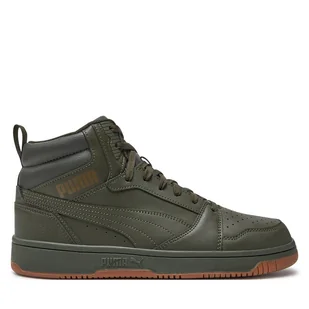 Sneakersy Puma Rebound v6 392326 30 Zielony - Sneakersy męskie - miniaturka - grafika 1