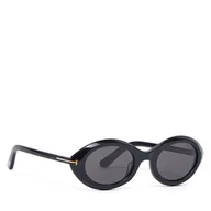 Okulary przeciwsłoneczne - Okulary przeciwsłoneczne Tom Ford FT1186 01A Czarny - miniaturka - grafika 1