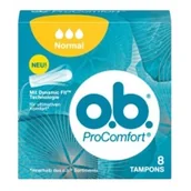 Tampony - (DE) O.B. Original, Normal, Tampony higieniczne, 8 sztuk (PRODUKT Z NIEMIEC) - miniaturka - grafika 1