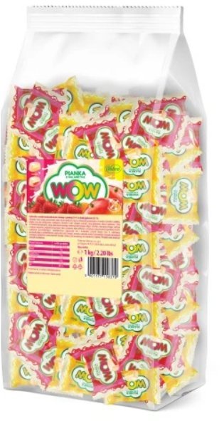 VOBRO CUKIERKI PIANKA GALARETKA WOW W CZEKOLADZIE 2,5KG