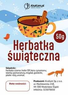 K2024 - Herbatka świąteczna 50g - Kisiel - miniaturka - grafika 1