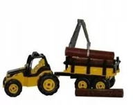 Samochody i pojazdy dla dzieci - Traktor Steyr Z Drewnem, Macyszyn Toys - miniaturka - grafika 1