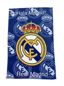 Koce i narzuty dla dzieci - REAL MADRYT Koc 100 x 150 cm Coralowy Narzuta Okrycie Laliga Licencja - miniaturka - grafika 1