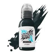 Wyposażenie studia tatuażu - Farba World Famous Limitless Tattoo Ink - JF Grey 30ml - miniaturka - grafika 1