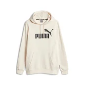 Bluzy męskie - Bluza z kapturem męska Puma ESS BIG LOGO ecru 58668787-M - miniaturka - grafika 1