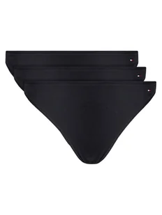 Tommy Hilfiger Komplet 3 par stringów UW0UW05752 Czarny - Majtki damskie - miniaturka - grafika 1