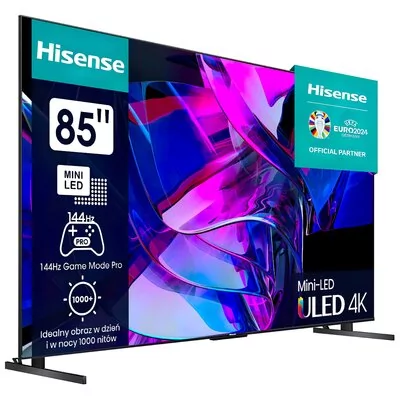 HISENSE 85U7KQ 85" MINILED 4K 144Hz VIDAA