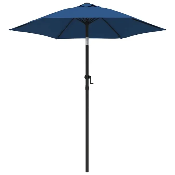 Parasol Ogrodowy Przechylny UV, Niebiesko-Ciemnoszary, 200x224 cm