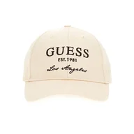 Czapki damskie - Damska Czapka z daszkiem GUESS GUESS L.A. BASEBALL CAP V4RZ01WFKN0-G1CV – Beżowy - miniaturka - grafika 1