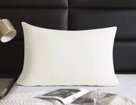 Poszewki na poduszki - Satynowa Poszewka 50x70 Biała - miniaturka - grafika 1