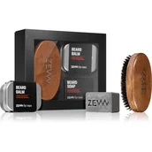 Zestawy kosmetyków męskich - Zew for men Zadbany Brodacz zestaw balsam do brody 80ml + mydło do brody 85ml + Szczotka Brodacza do profesjonalnej pielęgnacji zarostu) - miniaturka - grafika 1