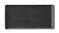 Talerze - Fine Dine TALERZ PROSTOKĄTNY CRUST 29,5 x 14,8 cm PORCELANA EARTH COLOURS CZARNY - miniaturka - grafika 1
