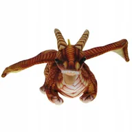 Maskotki i pluszaki - Barwne Fanatstyczne Zoo: Maskotka Smok pomarańczowy 48cm (93312) - miniaturka - grafika 1