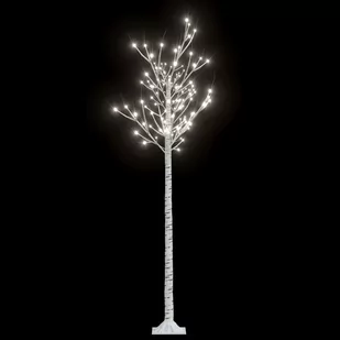 vidaXL vidaXL Wierzba z oświetleniem, 180 zimnych białych diod LED, 1,8 m - Choinki - miniaturka - grafika 1