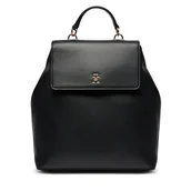 Plecaki - Plecak Tommy Hilfiger Th Refined Backpack AW0AW15722 Black BDS - miniaturka - grafika 1