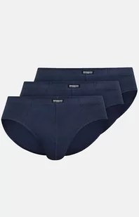 3-pack Bawełniane slipy męskie granatowe Classic 1446-K123, Kolor granatowy, Rozmiar L, Henderson - Intymna - Majtki męskie - miniaturka - grafika 1