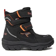 Buty dla chłopców - Śniegowce KangaRoos K-Leno Kibo Rtx 18954 000 5080 Czarny - miniaturka - grafika 1