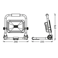 Oświetlenie warsztatowe - Reflektor roboczy LEDVANCE Value Battery z akumulatorem 20W - miniaturka - grafika 1