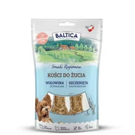 Przysmaki dla psów - Baltica Kości Do Żucia Wołowina Ze Żwaczami Szczenięta Wszystkich Ras 2Szt 110G - miniaturka - grafika 1