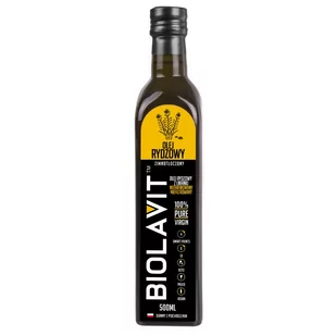 Biolavit Biolavit Olej rydzowy z lnianki zimnotłoczony - 500 ml - Olej spożywczy - miniaturka - grafika 1