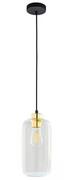 Lampy sufitowe - TK Lighting Nowoczesna lampa wisząca szklana MARCO GREEN E27 wys, 125cm transparent TK6036 - miniaturka - grafika 1