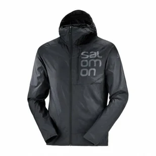 Kurtka Salomon Bonatti Cross Wind FZ Hoodie Black - Kurtki i kamizelki sportowe damskie - miniaturka - grafika 1