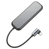 Huby USB - Baseus Hub  CAHUB-BZ0G 3x USB 3.0 kolor ciemnoszary) - miniaturka - grafika 1