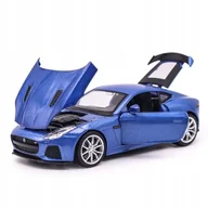 Zabawki zdalnie sterowane - Jaguar F-Type 1:32 otwierane drzwi światła LED metalowa zabawka dźwięk - miniaturka - grafika 1
