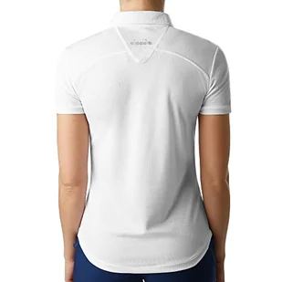 Diadora Diadora L. Polo Court koszulka damska biały biały XS 102172448 - Koszulki i topy damskie - miniaturka - grafika 1