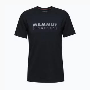 Koszulki sportowe męskie - MAMMUT Koszulka turystyczna MAMMUT Trovat czarna - grafika 1