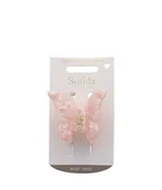 Ozdoby do włosów - Solida Haarklammer rosa Schmetterling Klamry do włosów 1 szt. - miniaturka - grafika 1