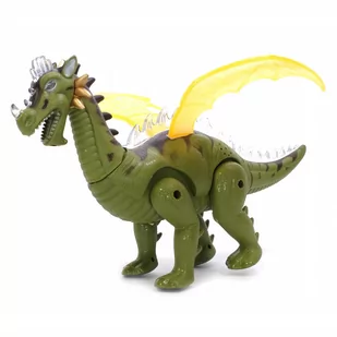 Dinozaur na baterie chodzi ryczy światło dźwięk - Mały naukowiec - miniaturka - grafika 1