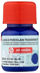 Farba Do Szkła I Ceramiki Glass & Porcelain Transparent 30 Ml Kings Blue 5013, Art Crea - Farby i media malarskie - miniaturka - grafika 1