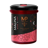 Miód - Miody Polskie Miód & Sok Malina + Vit. C, 250 g - miniaturka - grafika 1