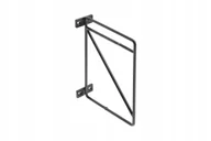 Zawiasy, okucia i inne akcesoria - Podpórka pod półkę Rod wspornik czarny mat Gtv - miniaturka - grafika 1