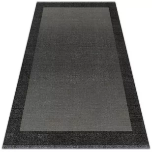 Modny winylowy dywan wewnętrzny Szara rama 60x90 cm - Dywany - miniaturka - grafika 1