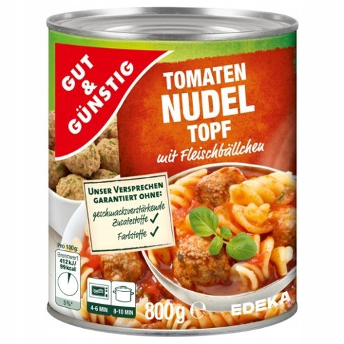 Pulpeciki w Sosie Pomidorowym i Makaronem z Niemiec